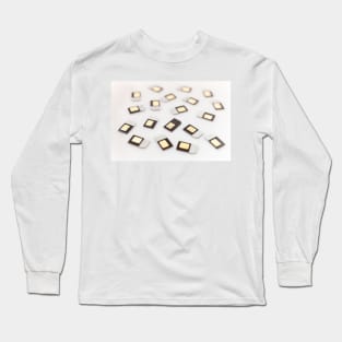 Sim cards on white background Long Sleeve T-Shirt